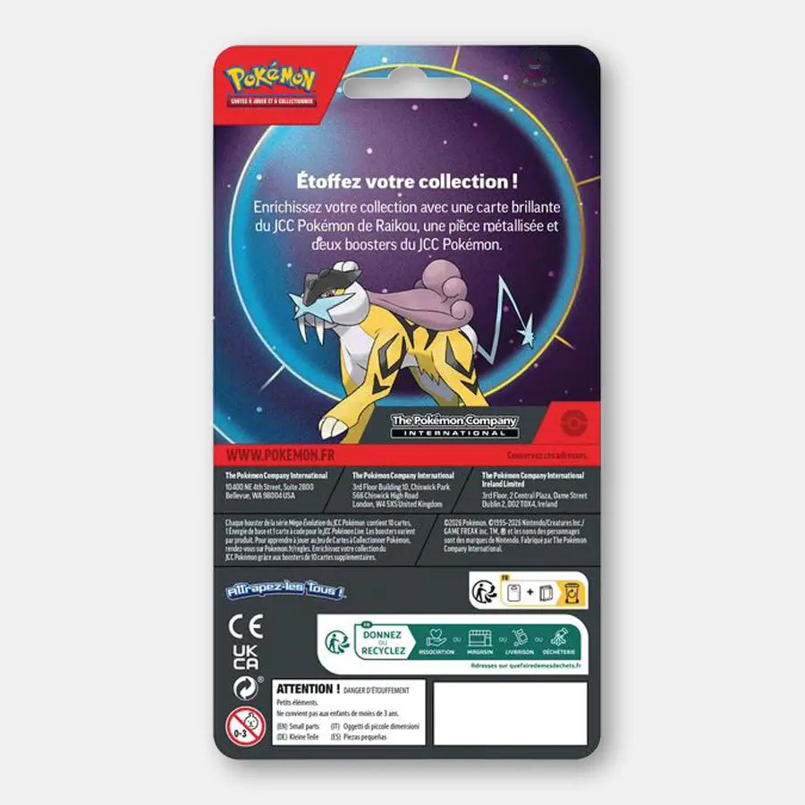 Pokemon DuoPack Raikou ME2/EV9