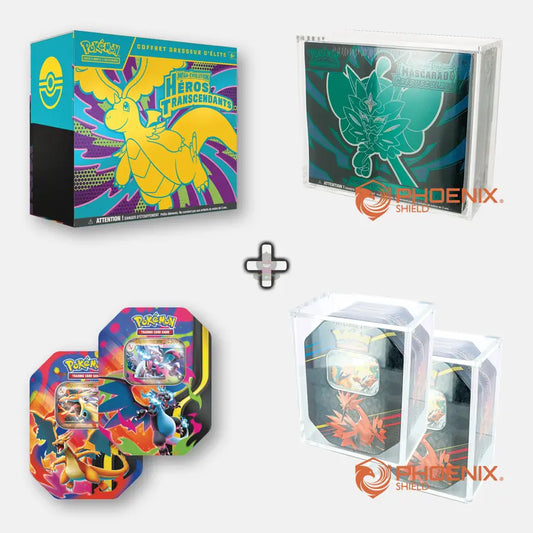 [LIMITE A 1] Pack ETB ME2.5 + Pokebox Dracaufeu avec Protections