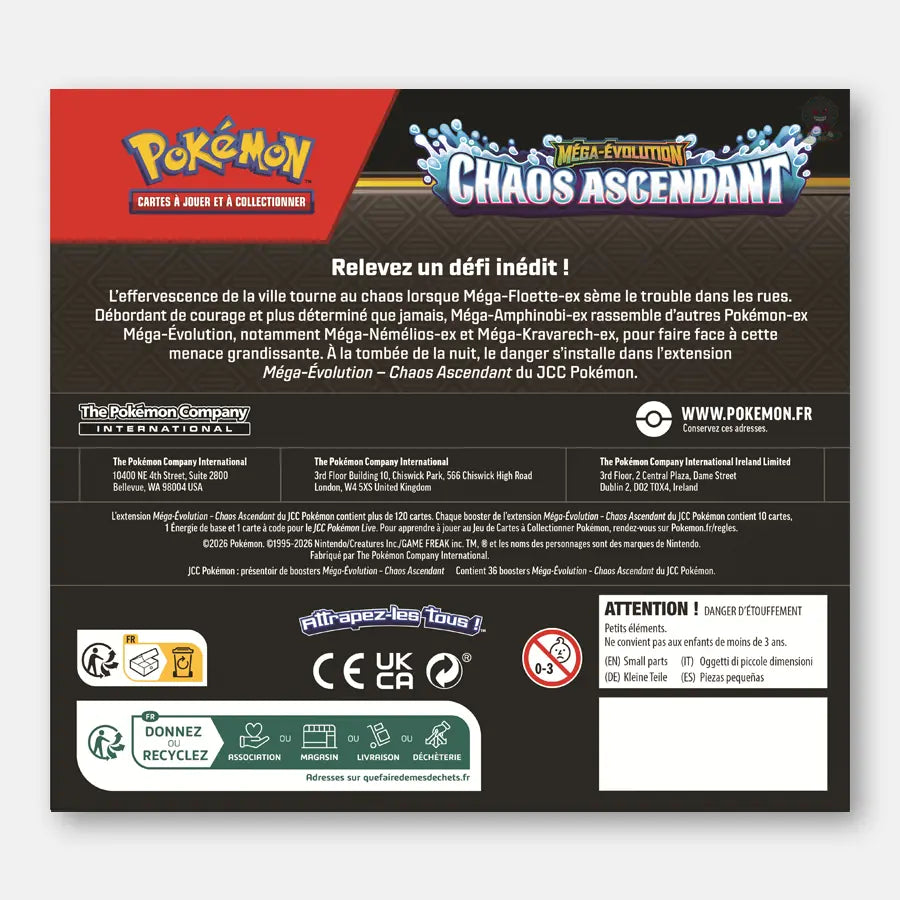 Pokemon Display ME4 Chaos Ascendant