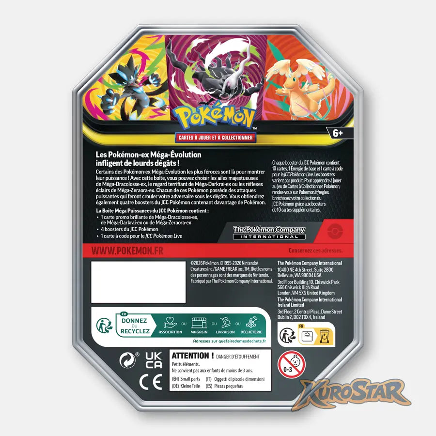 Pokemon Pokebox ME5 : Darkrai / Dracolosse / Zeraora