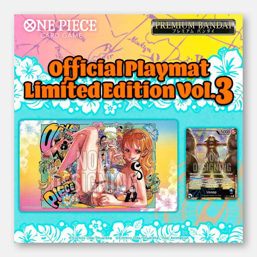 One Piece Playmat Limited Edition Vol.3 + Promo Card (Anglais)