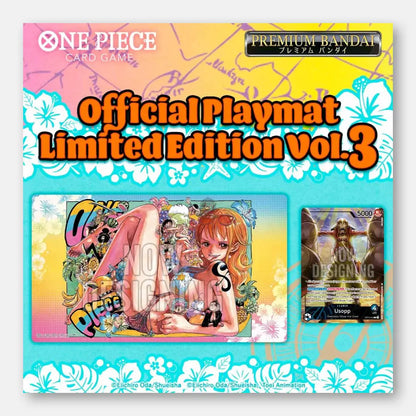 One Piece Playmat Limited Edition Vol.3 + Promo Card (Anglais)