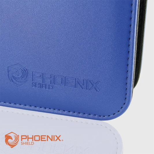 Album Bleu Simili-cuir 360 pochettes Zip