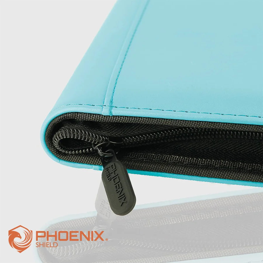 Album Turquoise Simili-cuir 360 pochettes Zip