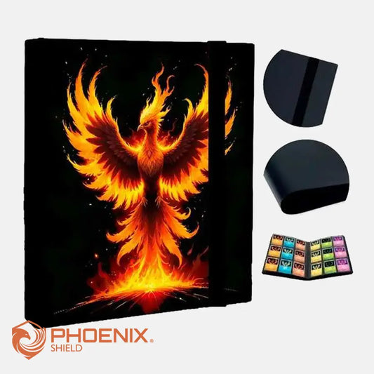 Album TopLoader Noir Phoenix Shield 216 pochettes - Phoenix Shield