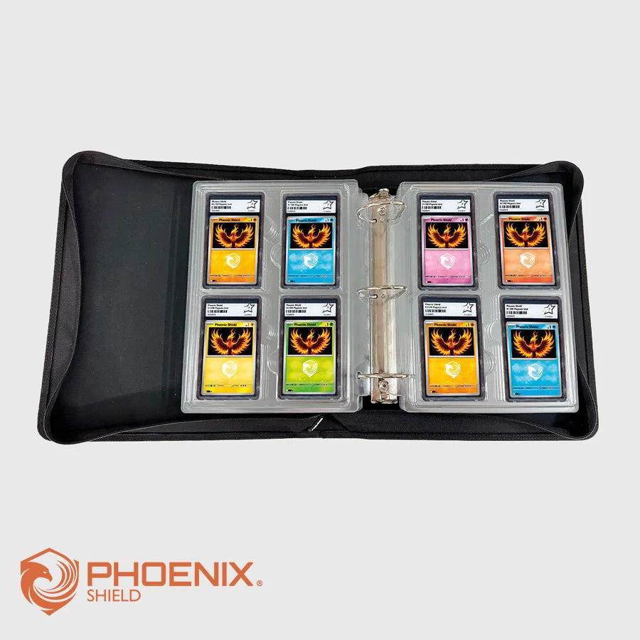 Portfolio Album Zip Noir 32 pochettes PCA - Phoenix Shield