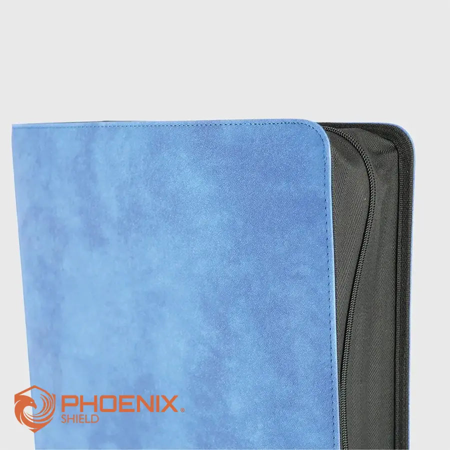 Classeur Prestige 900 cartes texture velours Bleu