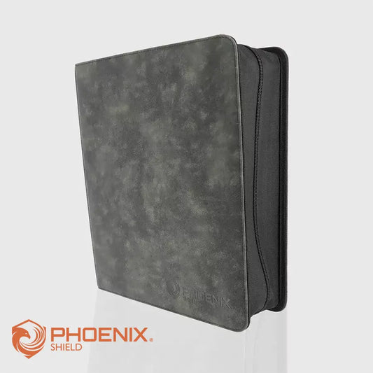 Classeur Prestige 900 cartes texture velours Noir