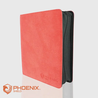 Classeur Prestige 900 cartes texture velours Rouge