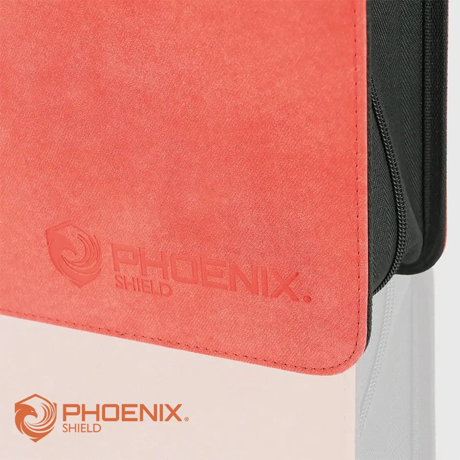 Classeur Prestige 900 cartes texture velours Rouge