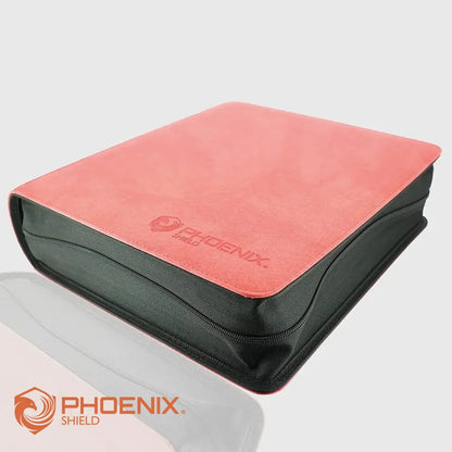 Classeur Prestige 900 cartes texture velours Rouge