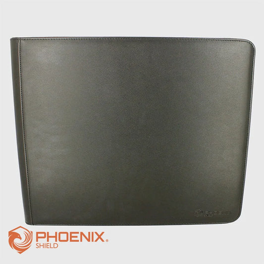 Portfolio TopLoader simili cuir Noir 480 pochettes - Phoenix Shield