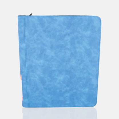 Portfolio TopLoader texture velours Bleu 360 pochettes - Phoenix Shield