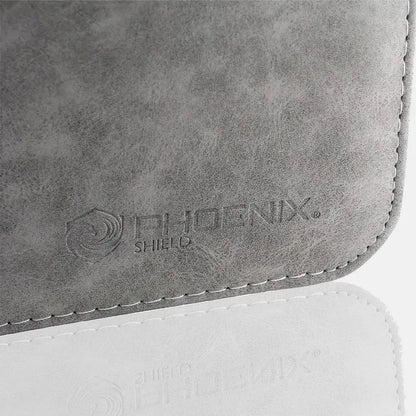 Portfolio TopLoader texture velours Gris 360 pochettes - Phoenix Shield