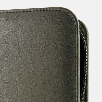Portfolio TopLoader simili cuir Noir 360 pochettes - Phoenix Shield