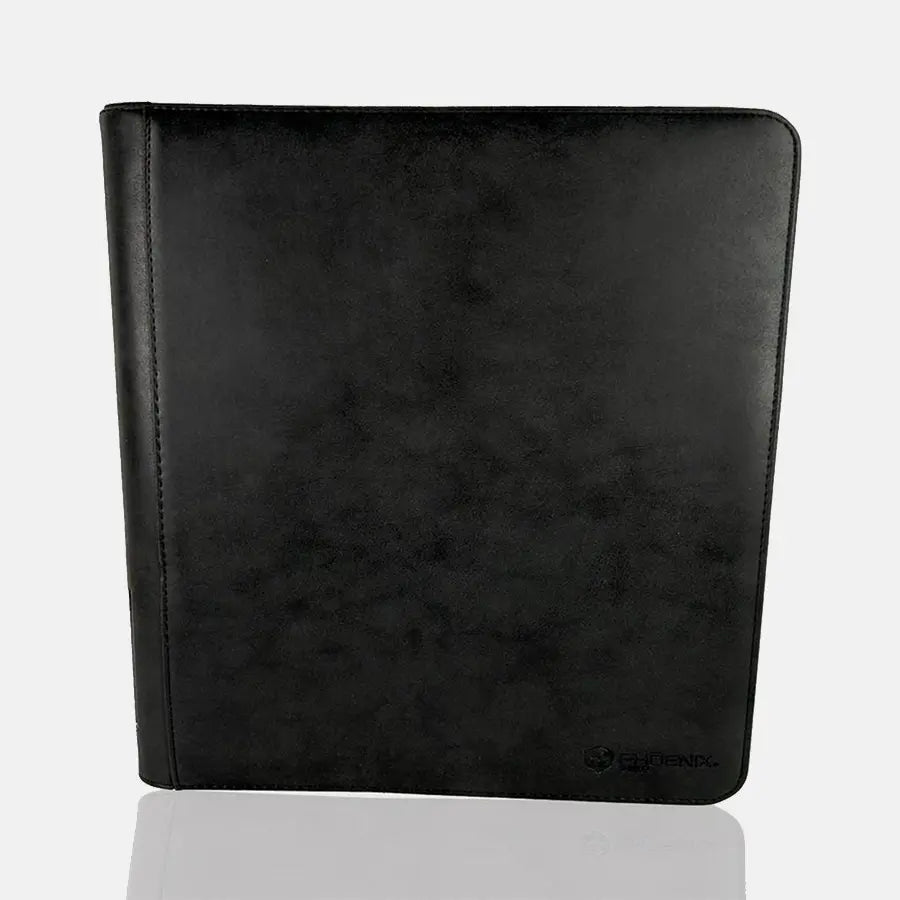 Portfolio TopLoader texture velours Noir 360 pochettes - Phoenix Shield
