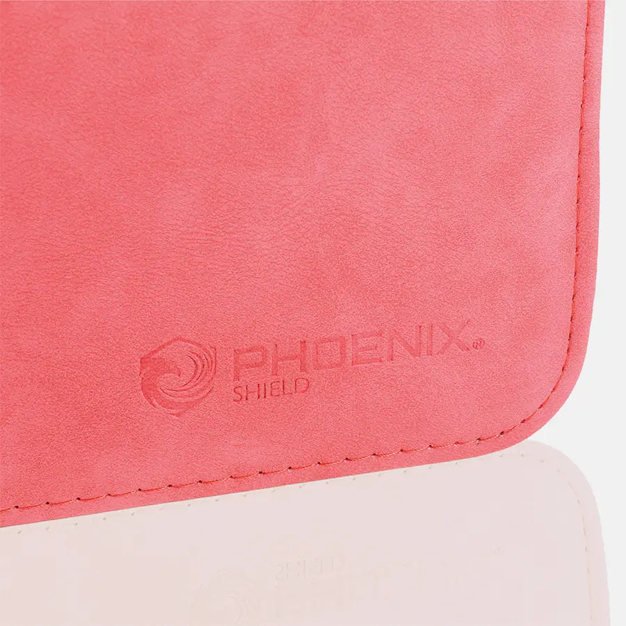 Portfolio TopLoader texture velours Rouge 360 pochettes - Phoenix Shield