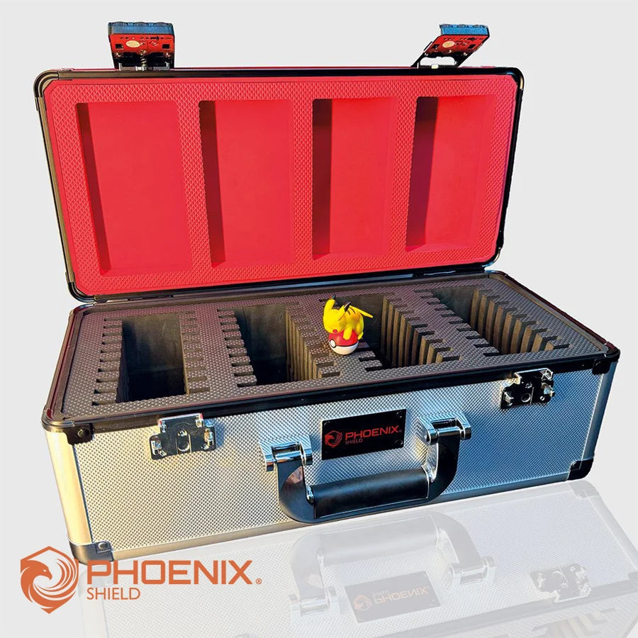 Valise pour 44 Cartes Gradées PCA (Thème Pokéball) - Phoenix Shield