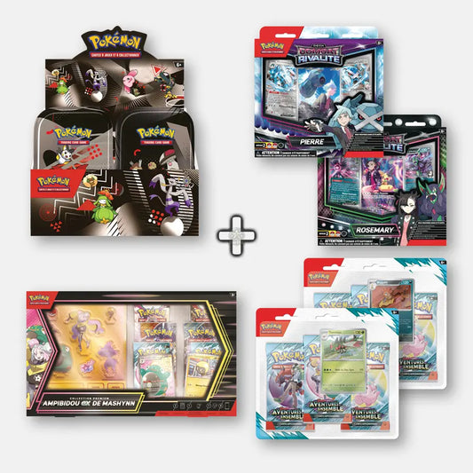 Pokemon Pack EV10.5 - Mini Tin + Deck + Coffret + Tripack