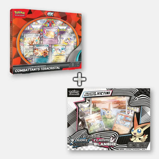 Pokemon Pack EV10.5 - Coffret Victini + Coffret Téracristal