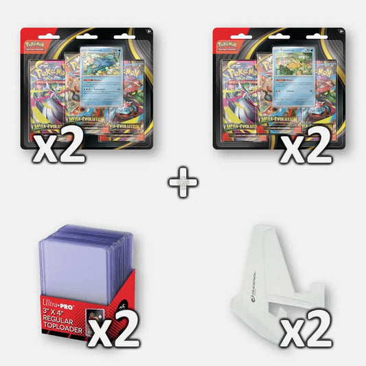 Pokemon Pack ME01 - 4 Tripack + 2 Support + 2 Top
