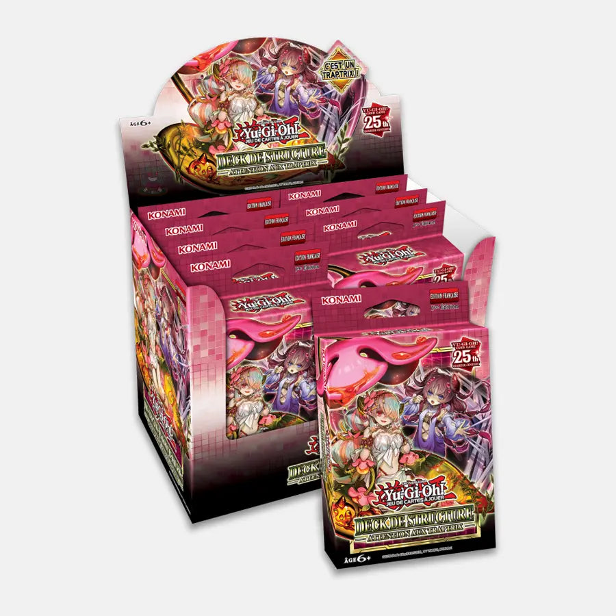 Yu-Gi-Oh Display de 8 decks Attention aux Traptrix (SDBT) []