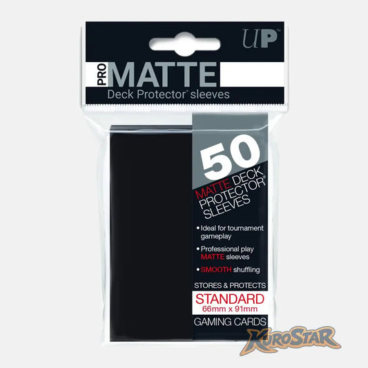 Paquet de 50 protèges cartes PRO-Matte Noire - Ultra Pro